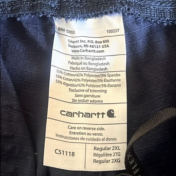 Carhartt Women's‎ Rugged Flex Ripstop Utility Cargo Scrub Pant- Size 2XL - Picture 15 of 16